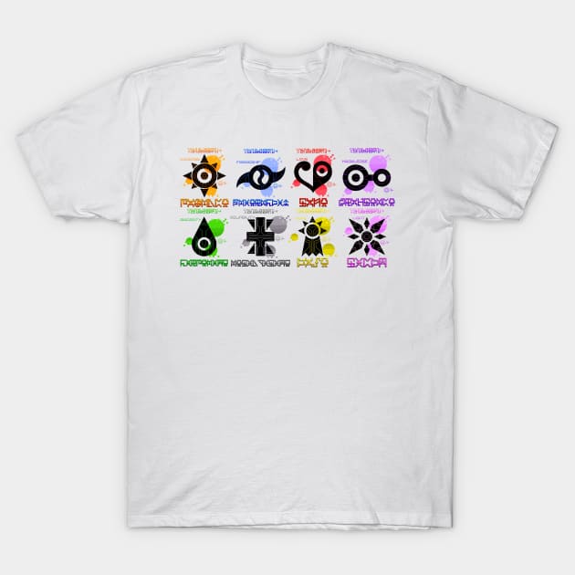 Digimon Crests T-Shirt by KyodanJr